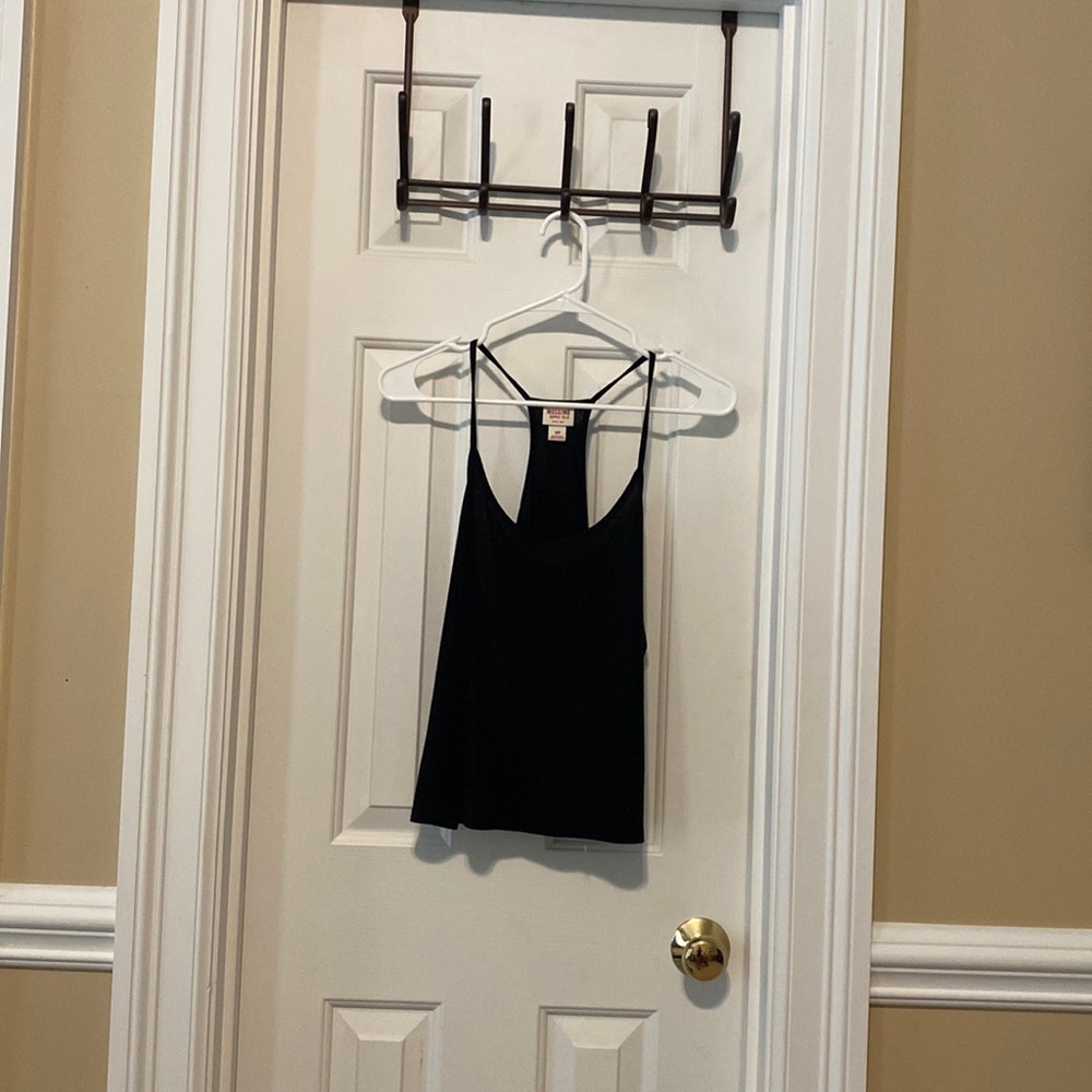 Black tank top